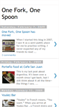 Mobile Screenshot of oneforkonespoon.blogspot.com