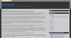 Desktop Screenshot of eatingsecurity.blogspot.com