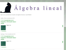 Tablet Screenshot of algebralineal1.blogspot.com
