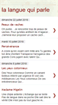 Mobile Screenshot of lalanguequiparle.blogspot.com