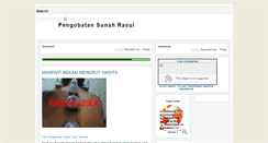 Desktop Screenshot of pengobatansunahrasul.blogspot.com