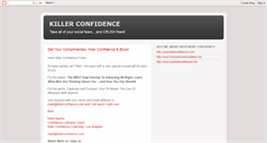 Desktop Screenshot of killer-confidence.blogspot.com