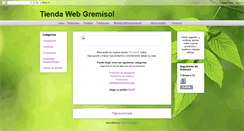 Desktop Screenshot of gremisol-tienda-web.blogspot.com