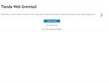 Tablet Screenshot of gremisol-tienda-web.blogspot.com