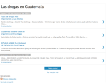 Tablet Screenshot of lasdrogasenguatemala.blogspot.com