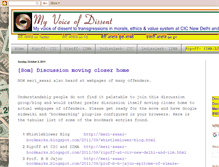 Tablet Screenshot of my-voice-of-dissent.blogspot.com