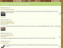 Tablet Screenshot of howardcountyhorseproject.blogspot.com