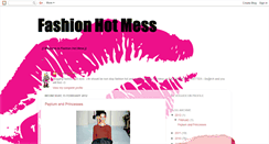 Desktop Screenshot of fashionhotmess.blogspot.com