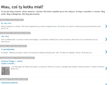 Tablet Screenshot of mialkotek.blogspot.com