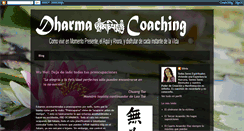 Desktop Screenshot of coachingdeldharma.blogspot.com