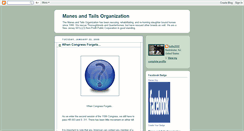 Desktop Screenshot of manesandtailsorganization.blogspot.com