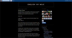 Desktop Screenshot of english101msjc.blogspot.com