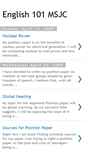 Mobile Screenshot of english101msjc.blogspot.com