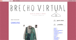 Desktop Screenshot of brecho-v.blogspot.com