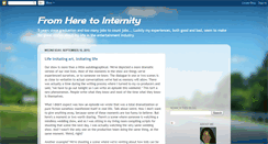 Desktop Screenshot of fromheretointernity.blogspot.com