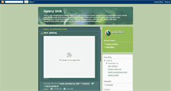 Desktop Screenshot of galeryunik.blogspot.com