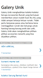 Mobile Screenshot of galeryunik.blogspot.com