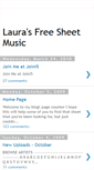Mobile Screenshot of myfreesheetmusic.blogspot.com