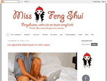 Tablet Screenshot of miss-fengshui.blogspot.com