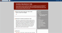 Desktop Screenshot of jewelerymanufacturer.blogspot.com