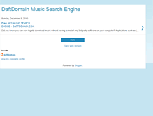Tablet Screenshot of daftdomain.blogspot.com