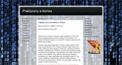 Desktop Screenshot of praktyczny-ebiznes.blogspot.com