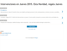 Tablet Screenshot of intervencionesenjueves.blogspot.com
