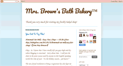 Desktop Screenshot of mrsbrownsbathbakery.blogspot.com