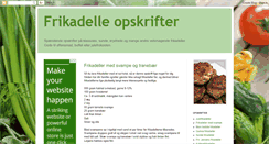 Desktop Screenshot of frikadelle-opskrifter.blogspot.com