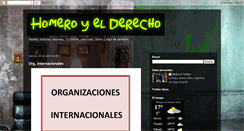 Desktop Screenshot of homeroyelderecho.blogspot.com