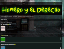 Tablet Screenshot of homeroyelderecho.blogspot.com