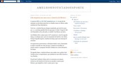 Desktop Screenshot of amelhornoticiadoesporte.blogspot.com