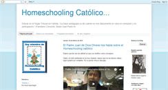 Desktop Screenshot of homeschoolingcatolico.blogspot.com