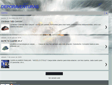Tablet Screenshot of deporaventuras.blogspot.com
