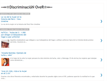 Tablet Screenshot of discriminacionover.blogspot.com