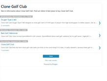 Tablet Screenshot of clone-golf-club-1.blogspot.com