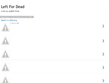 Tablet Screenshot of fotosdeleftfordead.blogspot.com