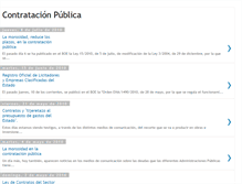 Tablet Screenshot of lacontratacionpublica.blogspot.com