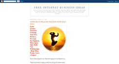 Desktop Screenshot of freeinternetbusinessideas.blogspot.com