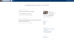 Desktop Screenshot of kurdistanblogcount.blogspot.com