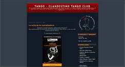 Desktop Screenshot of clandestinotangoclub.blogspot.com