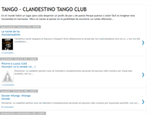 Tablet Screenshot of clandestinotangoclub.blogspot.com