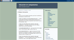 Desktop Screenshot of educacionencampamentos.blogspot.com