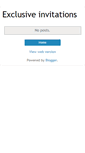 Mobile Screenshot of invitationsdesigner.blogspot.com