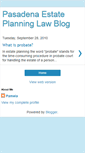 Mobile Screenshot of pasadenaestateplanninglawblog.blogspot.com