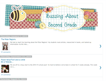 Tablet Screenshot of buzzingaboutsecondgrade.blogspot.com