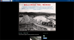 Desktop Screenshot of bellunesiallestero.blogspot.com