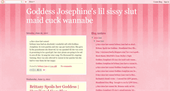 Desktop Screenshot of brittanyjune69lilsissyslutcuckwannabe.blogspot.com