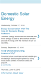 Mobile Screenshot of domesticsolarenergy.blogspot.com