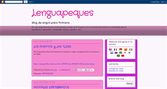 Desktop Screenshot of lenguapeques.blogspot.com